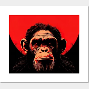 Chimpanzee Posters and Art